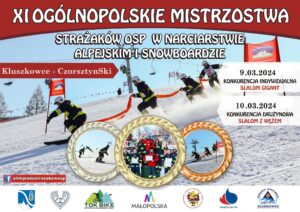 Zaproszenie na XI Mistrzostwa Strażaków OSP w narciarstwie alpejskim i snowboardzie